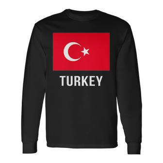 トルコの国旗 長袖Tシャツ - Kawaiitshirt