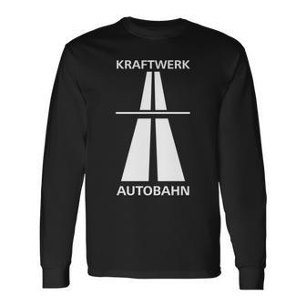ドイツでの楽しい高速運転のためのクラフトワークアウトバーン 長袖tシャツ 長袖Tシャツ - Kawaiitshirt