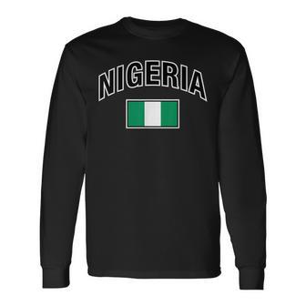 ナイジェリア国旗 誇り高きナイジェリア 長袖Tシャツ - Kawaiitshirt