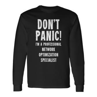 ネットワーク最適化スペシャリスト 長袖Tシャツ - Kawaiitshirt