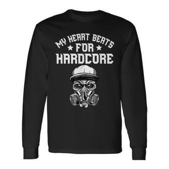 ハードコア・パンク・ガバー・テクノ・ハードコア・フェスティバル 長袖Tシャツ - Kawaiitshirt