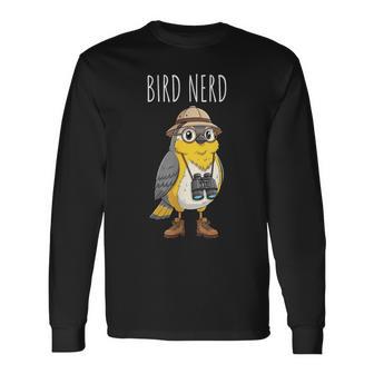 バードナードバードウォッチング 長袖Tシャツ - Kawaiitshirt