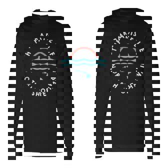 パラダイスライフサンセットノースショアハワイ諸島 長袖Tシャツ - Kawaiitshirt