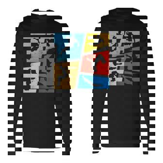 パルクール ヴィンテージ フリーランニングパルクール ランナー パルクール 長袖Tシャツ - Kawaiitshirt