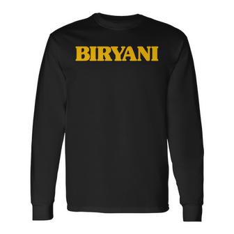 ビリヤニ インド料理 辛味 文化 カレー ラブ 長袖tシャツ 長袖Tシャツ - Kawaiitshirt