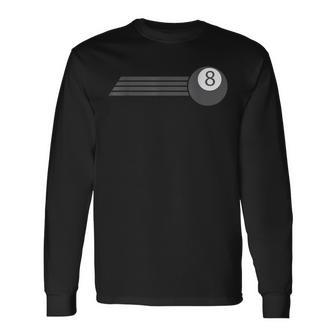 ビリヤードオールプレーン 長袖Tシャツ - Kawaiitshirt