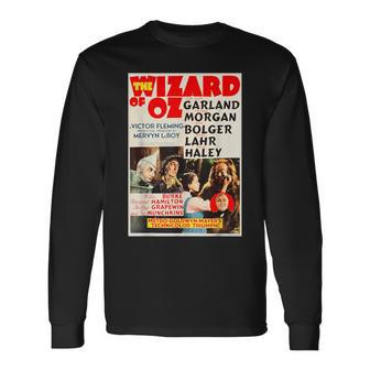 ビンテージオズの魔法使いポスター 長袖Tシャツ - Kawaiitshirt