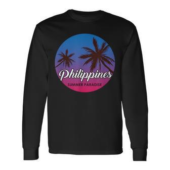 フィリピンシャツ フィリピンtシャツ メンズ レディース ピノイ ギフト 長袖Tシャツ - Kawaiitshirt