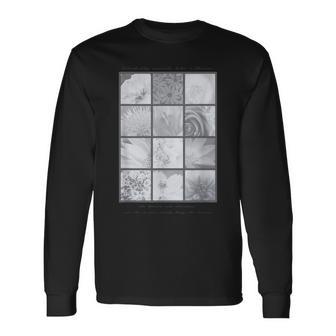 フォトプリント Aartwork ことばログ 長袖Tシャツ - Kawaiitshirt