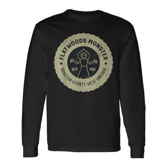 フラットウッズ モンスター 1952年9月 ウェストバージニア州民間伝承 Ufo 長袖Tシャツ - Kawaiitshirt