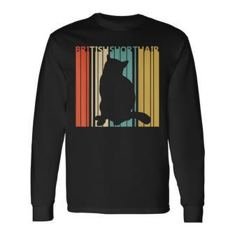 ブリティッシュショートヘア ブリティッシュショートヘア 長袖Tシャツ - Kawaiitshirt