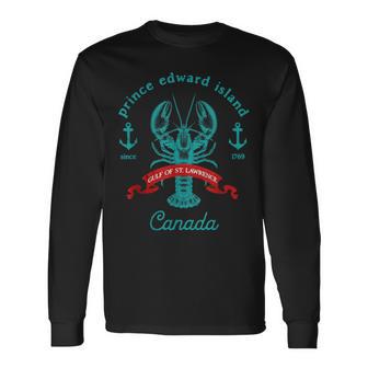 プリンスエドワード島 カナダ カニ釣り バケーション お土産 長袖Tシャツ - Kawaiitshirt