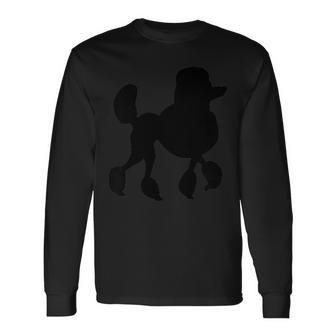 プードル ソックホップガール スタンダードプードルポケット ペットプードル 長袖Tシャツ - Kawaiitshirt