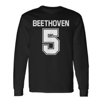 ベートーヴェン 5 第5楽章 交響曲 長袖Tシャツ - Kawaiitshirt