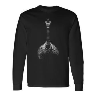 ポルトガルギター ファド音楽 ポルトガル 長袖Tシャツ - Kawaiitshirt