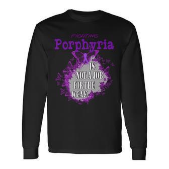 ポルフィリン症啓発 長袖tシャツ 長袖Tシャツ - Kawaiitshirt