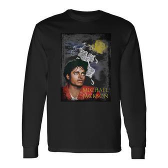 マイケルジャクソン 066 Thriller 長袖Tシャツ - Kawaiitshirt