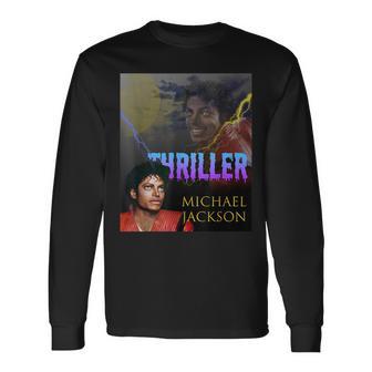 マイケルジャクソン 067 Thriller 長袖Tシャツ - Kawaiitshirt