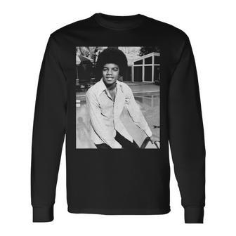 マイケル・ジャクソン アット Laホーム ザ・ジャクソン5 1975 長袖Tシャツ - Kawaiitshirt