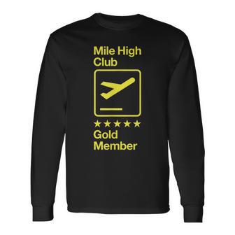 マイルハイクラブ ゴールドメンバー 長袖Tシャツ - Kawaiitshirt