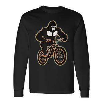 マウンテンバイク ゴリラ ダウンヒル ライダー Mtb 長袖Tシャツ - Kawaiitshirt