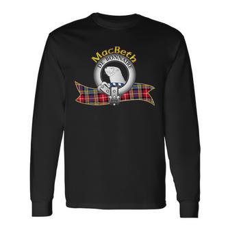 マクベス・クラン 長袖Tシャツ - Kawaiitshirt