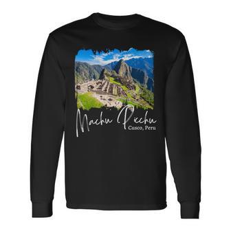 マチュピチュ 長袖tシャツ 長袖Tシャツ - Kawaiitshirt