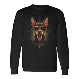 ミニチュアピンシャー 犬用サングラス ミニチュアピンシャー 長袖Tシャツ - Kawaiitshirt