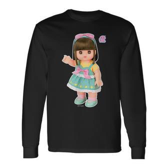 メルちゃんのおともだち りこちゃん Bigプリント 長袖Tシャツ - Kawaiitshirt