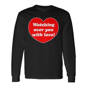 メルちゃんはあなたを見守っているよ！じーーーっ 長袖Tシャツ - Kawaiitshirt