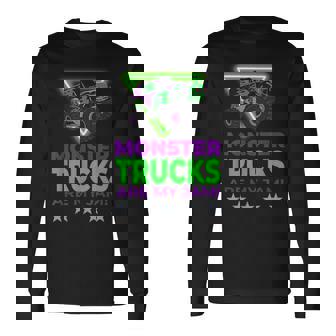 モンスタートラックは私のジャムです 長袖Tシャツ - Kawaiitshirt