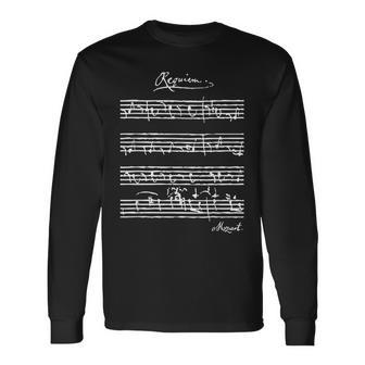 モーツァルトのレクイエム クラシック音楽愛好家tシャツ 長袖Tシャツ - Kawaiitshirt