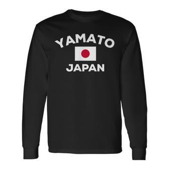 ヤマトジャパン日本国旗市 Yamato Japan Japanese Flag City 長袖Tシャツ - Kawaiitshirt