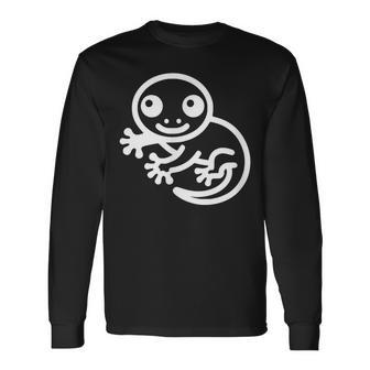 ヤモリ ペット好き かわいい アニメ ヤモリ 動物 生き物 長袖Tシャツ - Kawaiitshirt