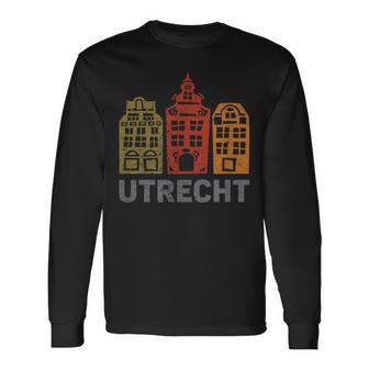 ユトレヒト旧市街 長袖Tシャツ - Kawaiitshirt