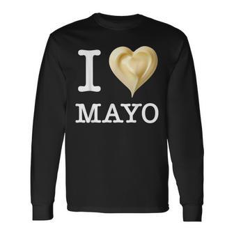ユニークなマヨネーズ愛好家のために 長袖Tシャツ - Kawaiitshirt
