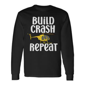 ラジコン ヘリコプター 模型 ヘリコプター リモコン ヘリコプター 長袖Tシャツ - Kawaiitshirt
