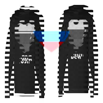 ロシア国旗シャツ 長袖Tシャツ - Kawaiitshirt