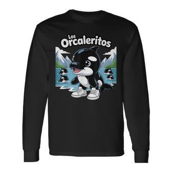 ロス・オルカレリトスバイラル・イタリアン・ブレインロット・ミーム 長袖Tシャツ - Kawaiitshirt