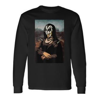 ロックンロールバンド レイジーハロウィンコスチューム ロッカー音楽愛好家 長袖Tシャツ - Kawaiitshirt