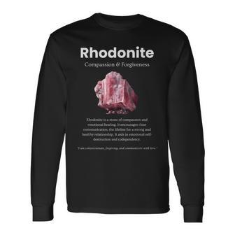 ロードナイト宝石の意味 長袖Tシャツ - Kawaiitshirt