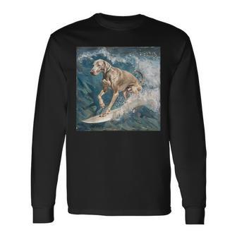 ワイマラナー犬 ワイマラナー 長袖Tシャツ - Kawaiitshirt