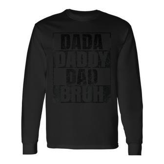 ヴィンテージ ダダ ダディ ダッド ブルー 長袖Tシャツ - Kawaiitshirt