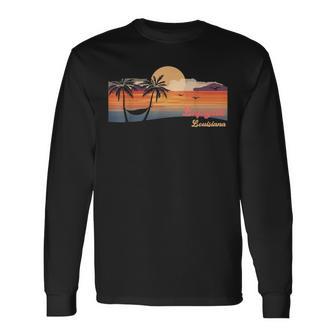 ヴィンテージ ラファイエット ルイジアナビーチ 長袖Tシャツ - Kawaiitshirt