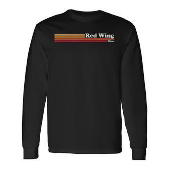 ヴィンテージ1980年代グラフィックスタイルレッドウィングミネソタ州 長袖Tシャツ - Kawaiitshirt