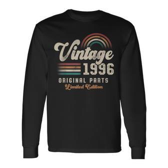 ヴィンテージ1996年、誕生年30年 レトロ 長袖Tシャツ - Kawaiitshirt