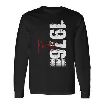ヴィンテージカー 1976 年5月 50 歳の誕生日 1976 年のクラシックカー 長袖Tシャツ - Kawaiitshirt