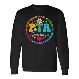 保護者教員会 チームサポーター Pta秘書 長袖Tシャツ - Kawaiitshirt