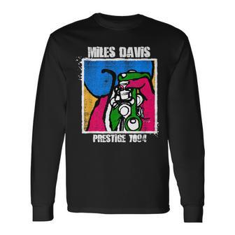 公式miles Davis Jazz Icon Merch Prestige 7094 長袖Tシャツ - Kawaiitshirt