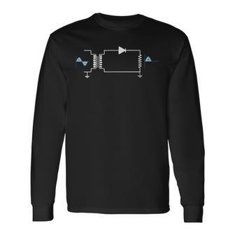 半波整流器 回路図 電気工事 長袖Tシャツ - Kawaiitshirt